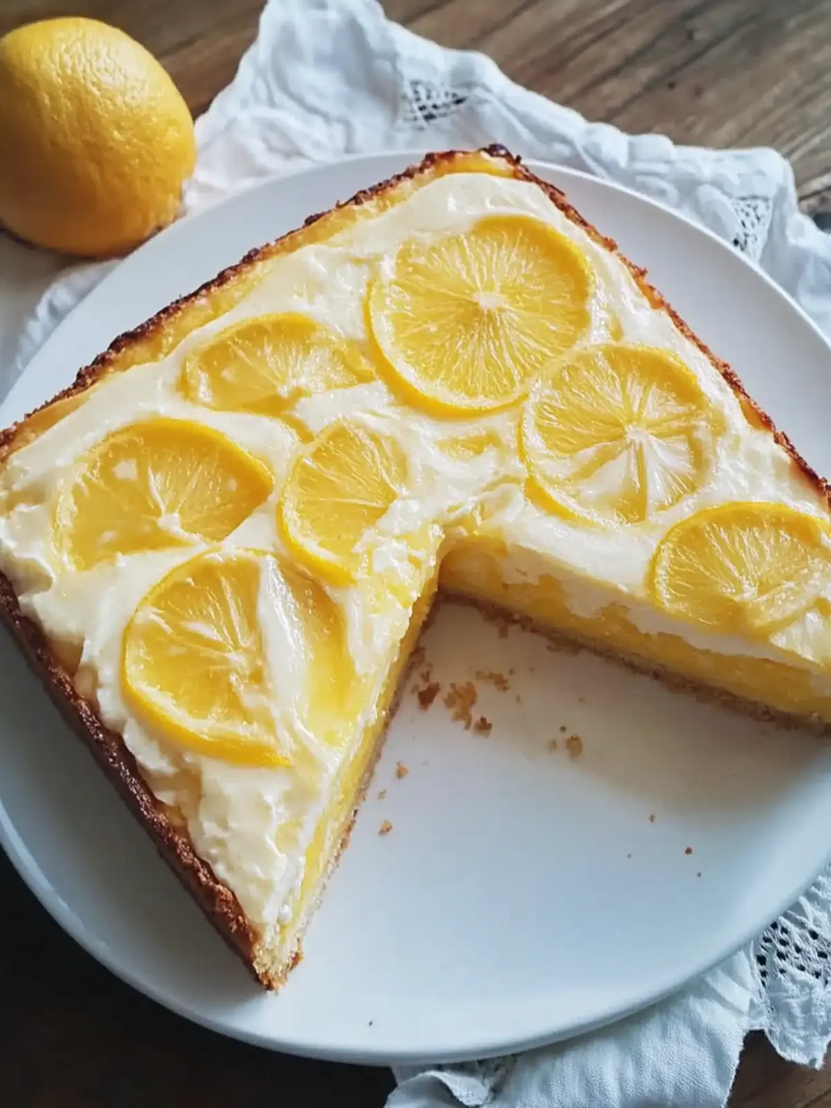 Zitronenkuchen Frischkäse